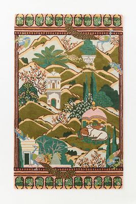MINDTHEGAP Gardens of Jaipur Hand Tufted 100% Wool Rug