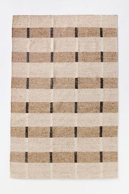 Jeremiah Brent Hand-Knotted Geometric Wool Blend Rug