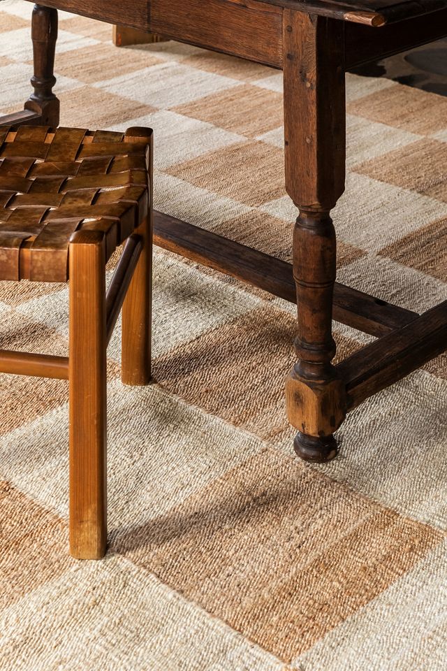 LAYERED The Sicilian Checked Rug #1