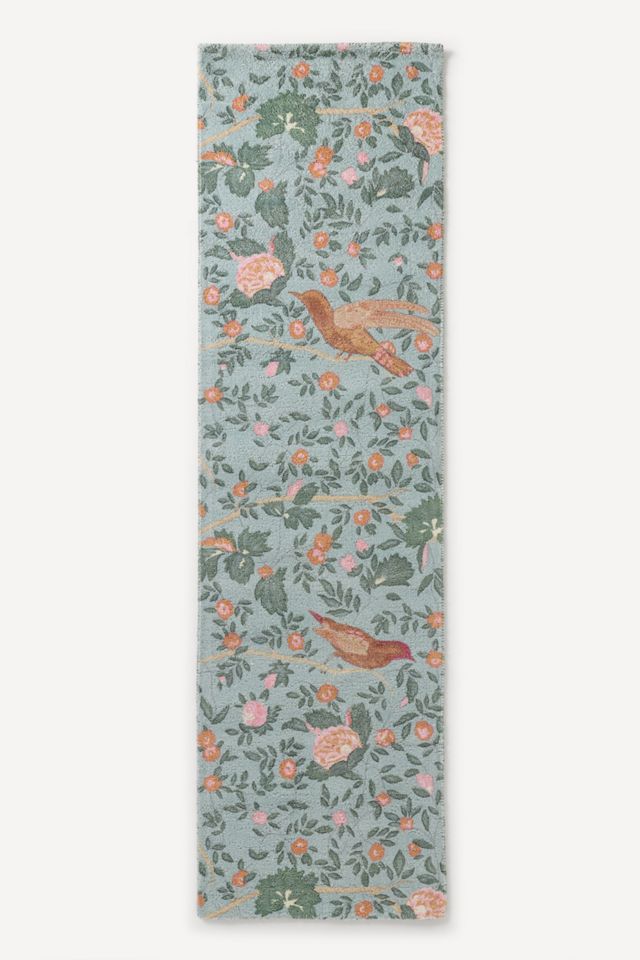 Wren Tufted Floral Bird Print Rug #5