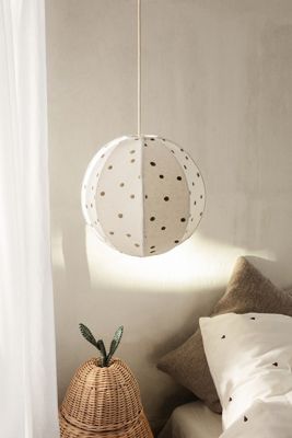 Abat-jour en textile à pois Ferm Living