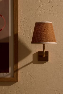 Babbington Linen Rechargeable Wall Light 