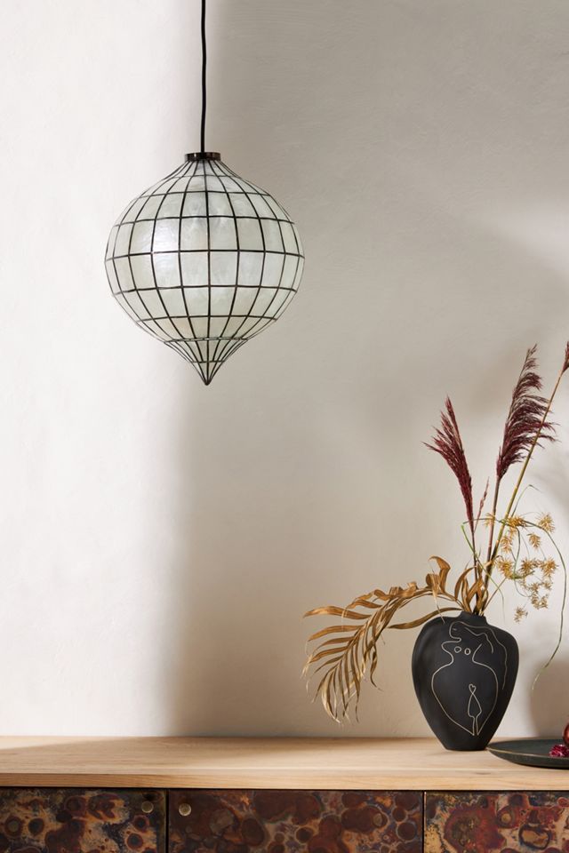 Imogen Capiz Pendant #1