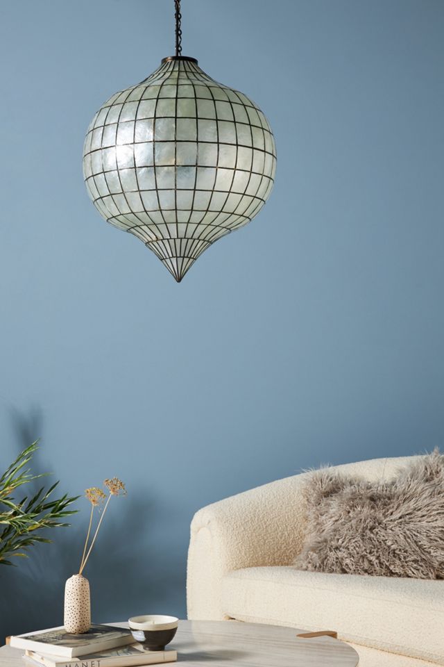 Imogen Capiz Pendant #5