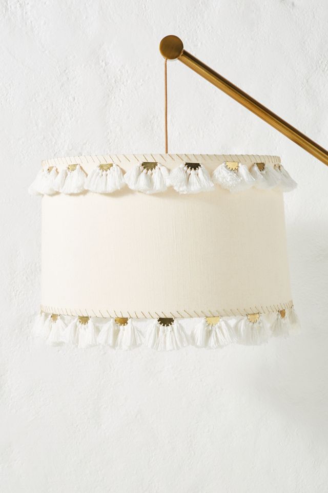 Half Moon Tasseled Lamp Shade #4