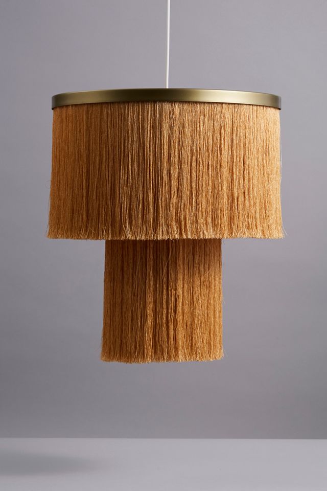 Fringed Pendant Lampshade