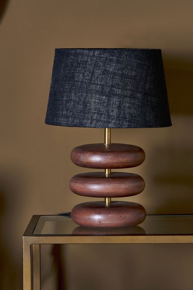 nkuku Kankad Mango Wood Table Lamp #2