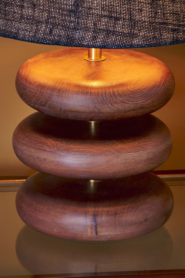 nkuku Kankad Mango Wood Table Lamp #3