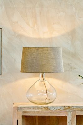 nkuku Baba Recycled Glass Lamp 