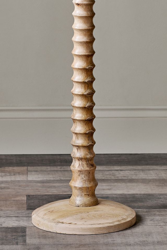 nkuku Avisa Mango Wood Floor Lamp #2