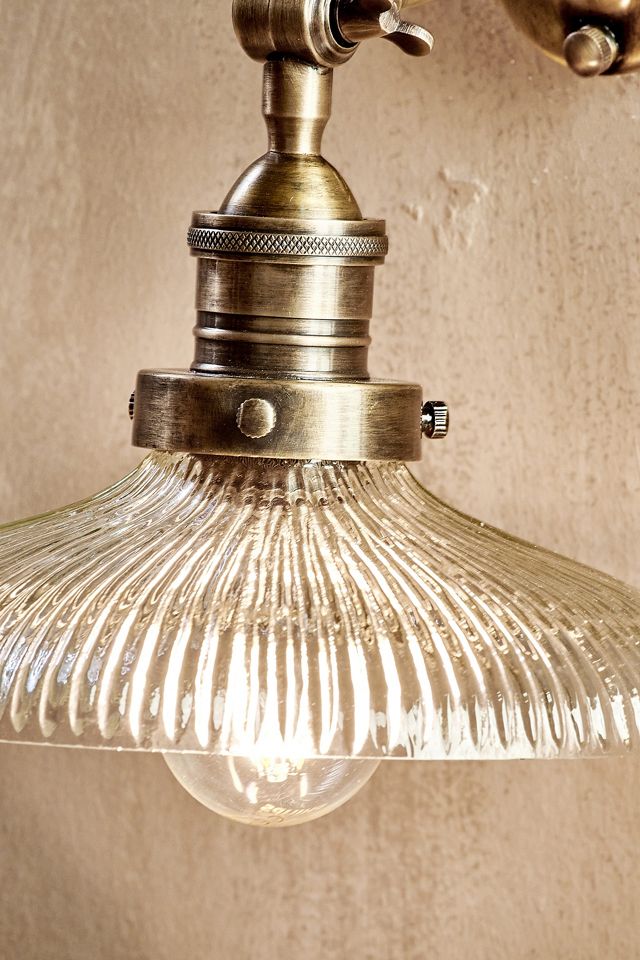 nkuku Zowie Recycled Glass Wall Light #2