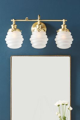 Bumblebee Glass Metal Vanity 