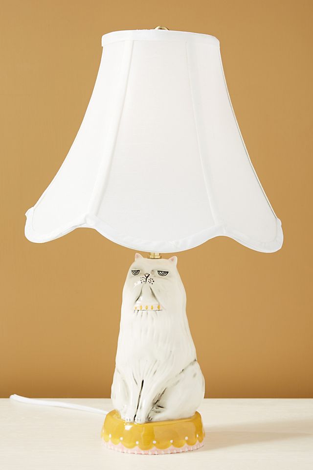 Art Knacky Pet Table Lamp Anthropologie, Anthropologie Lamp Shade Dupe