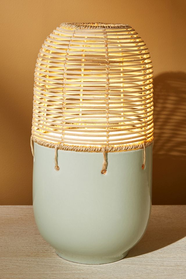 Lucas Rattan Accent Lamp #3