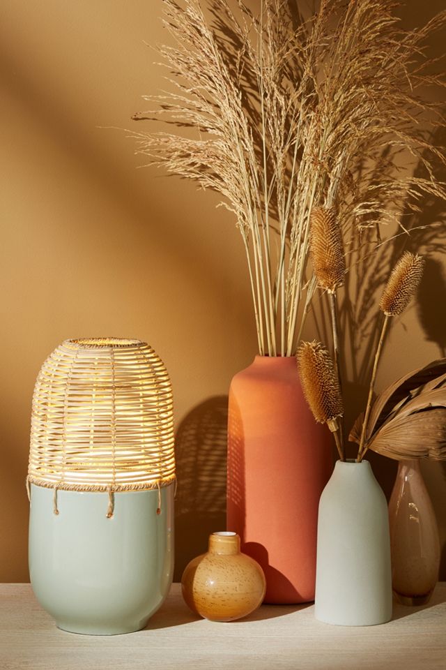 Lucas Rattan Accent Lamp #1
