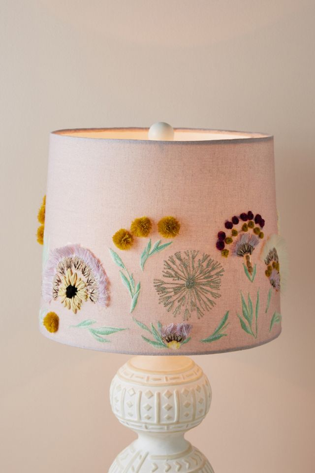 Olga Prinku Embroidered Lamp Shade #1