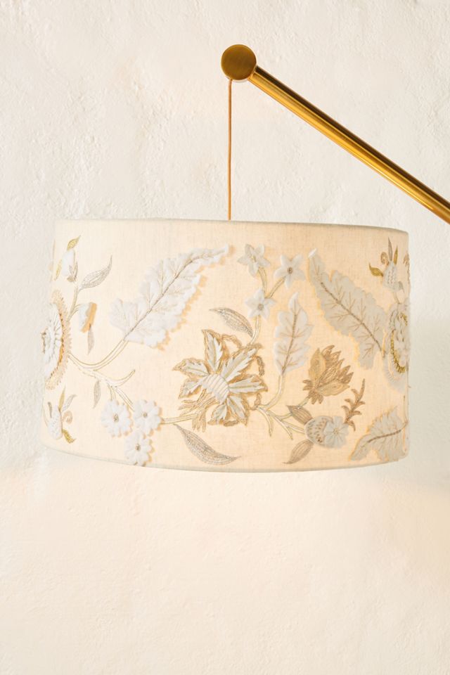 Aria Embroidered Lamp Shade #1