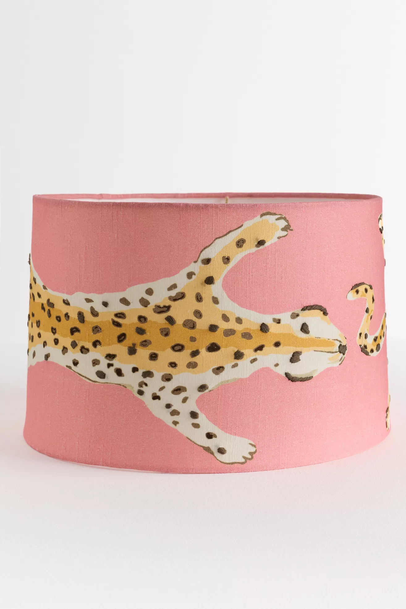 Dana Gibson for Soicher Marin Leopard Drum Lampshade
