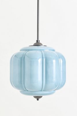 Eloise Scallop Milk Glass Pendant Ceiling Light