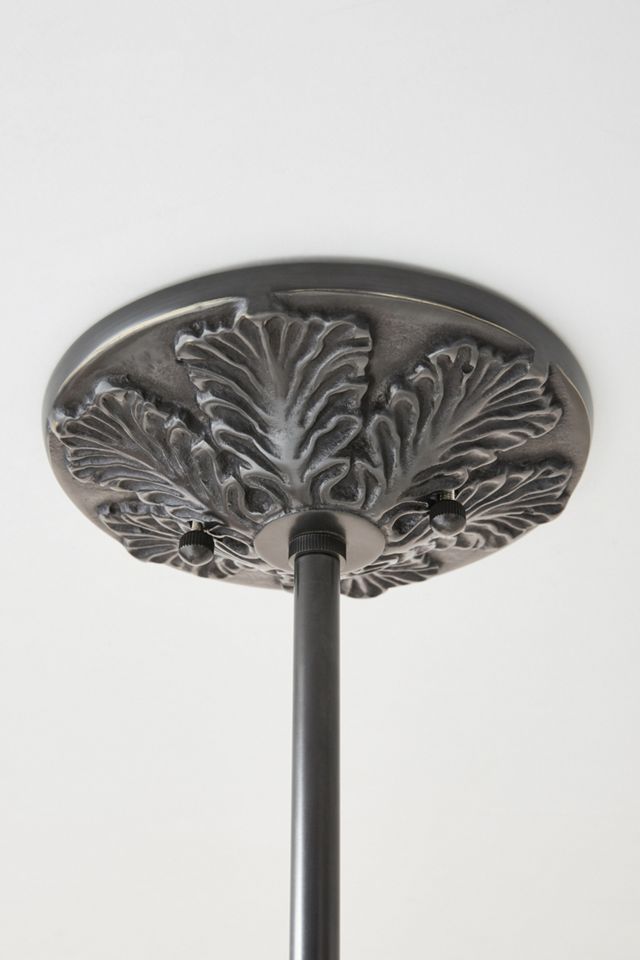 The Eloise Scallop Milk Glass Pendant Ceiling Light #5