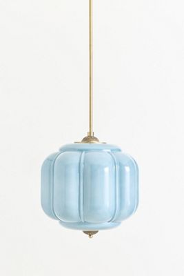 Eloise Scallop Milk Glass Pendant Ceiling Light