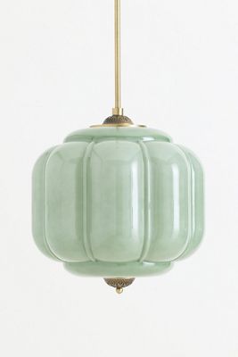 Eloise Scallop Milk Glass Pendant Ceiling Light