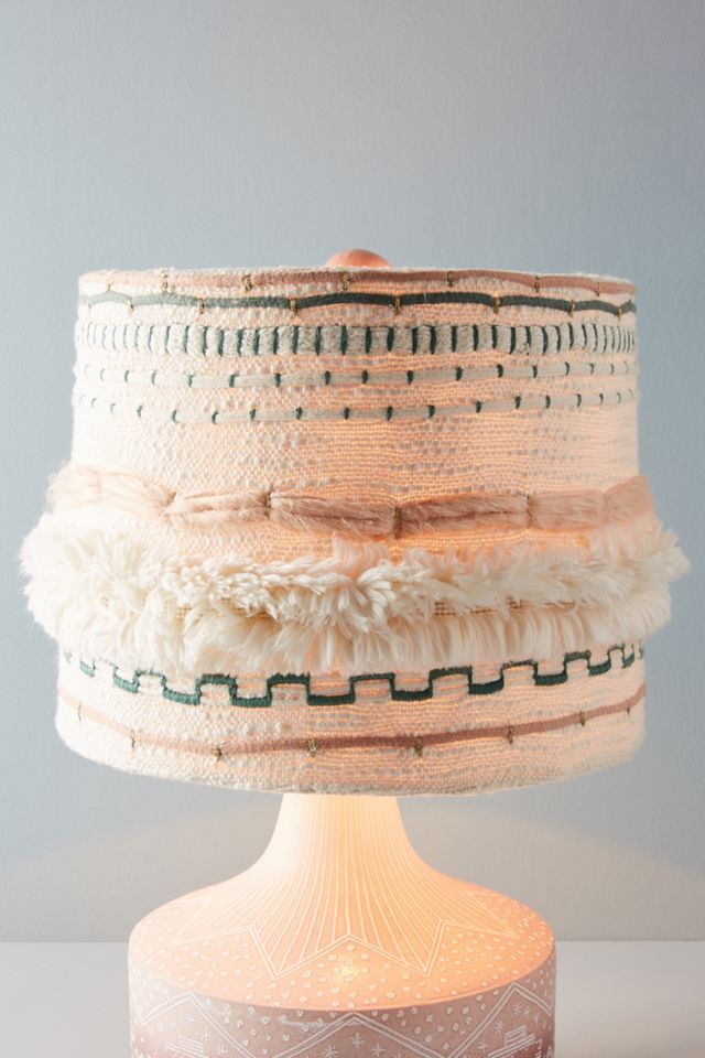 Textured Emica Lamp Shade #1