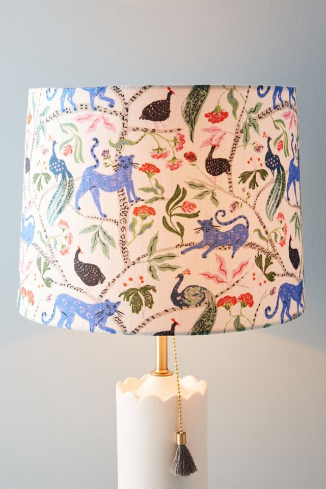 Emily Isabella Midnight Jasmine Animal Drum Lampshade #1