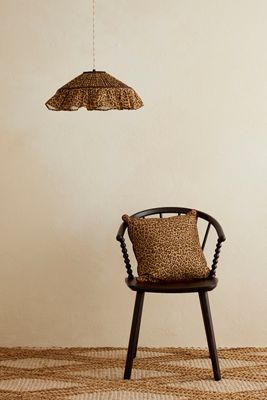 Anna + Nina Leopard Frill Ceiling Lamp