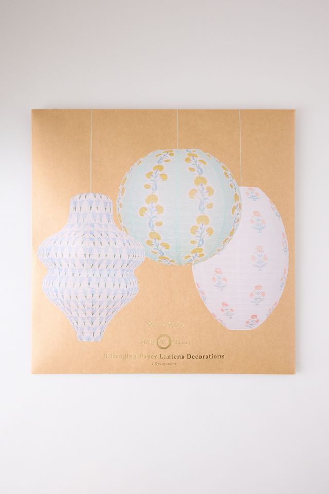Meri Meri x Molly Mahon Hanging Lanterns, Set of 3 #3