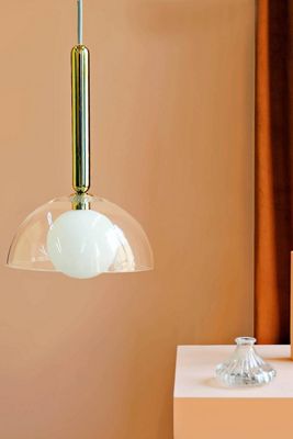 houseof Clear Glass Dome Ceiling Light