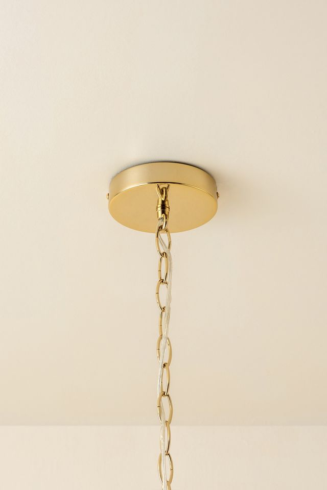 houseof Amber Glass 3-Tiered Chandelier #2