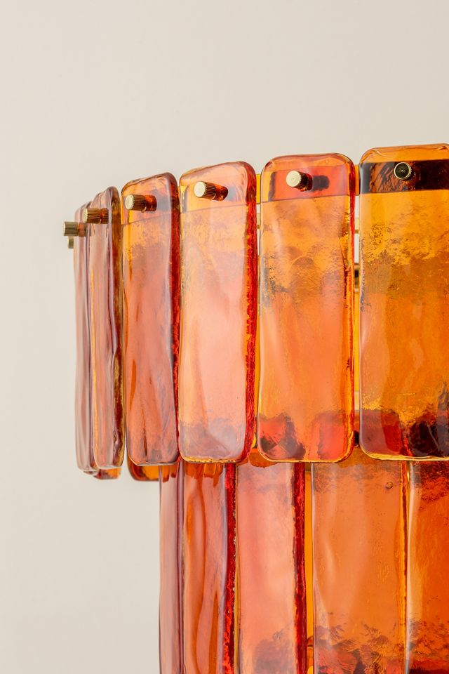 houseof Amber Glass 3-Tiered Chandelier #3