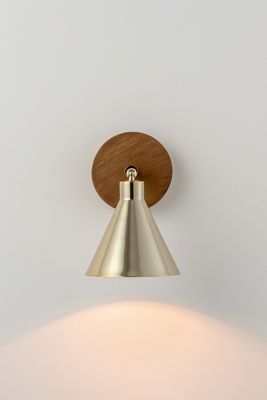 houseof Brass Cone Wall Light