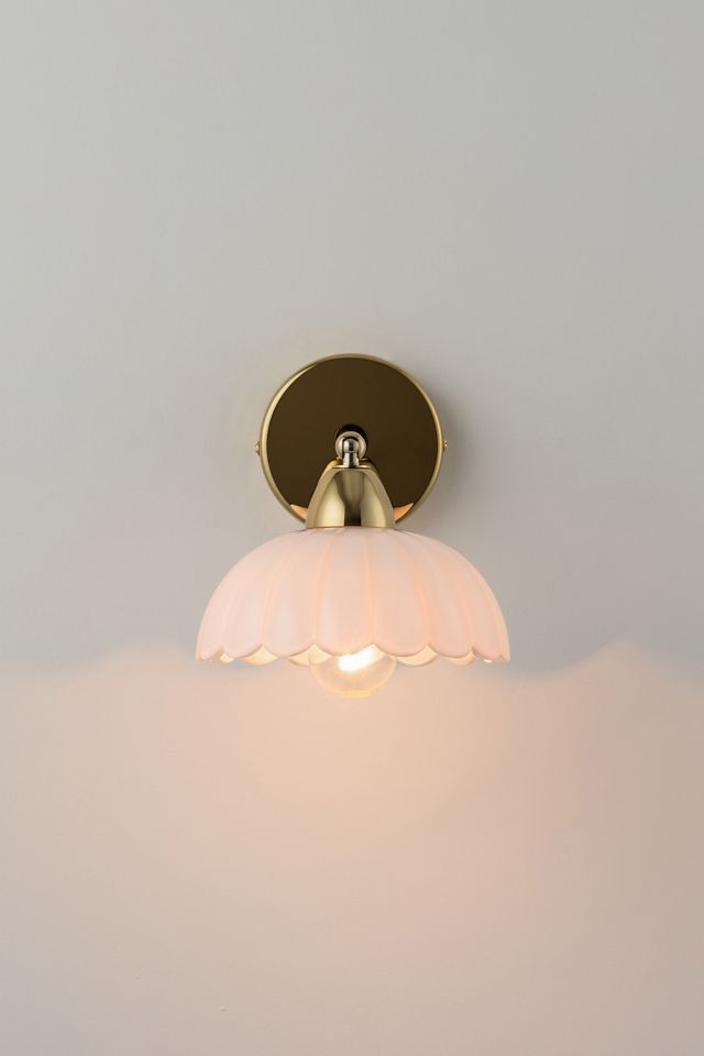 houseof White Flower Sconce Wall Light #1