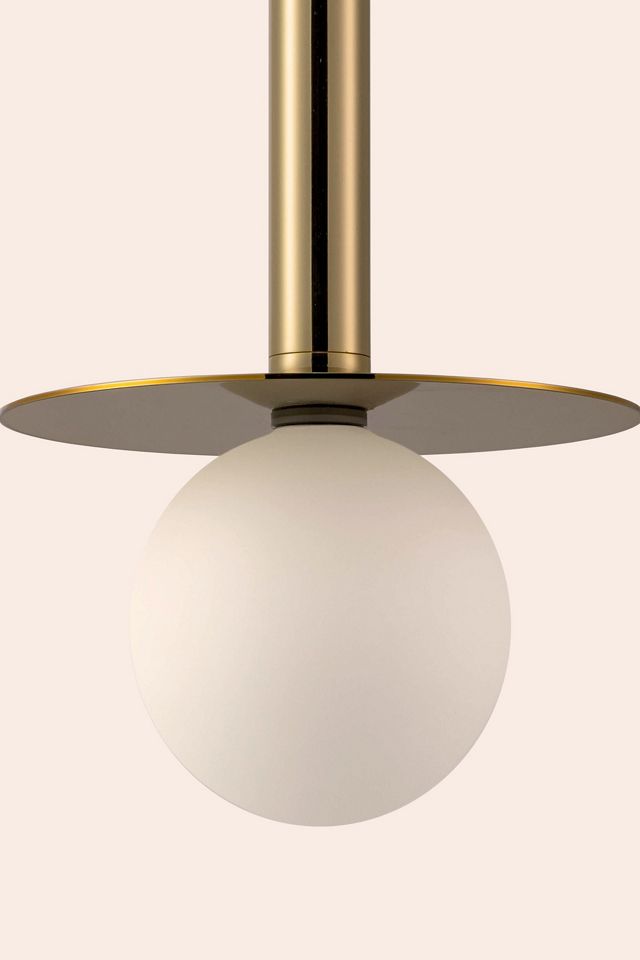 houseof Brass Disk Pendant Ceiling Light #1