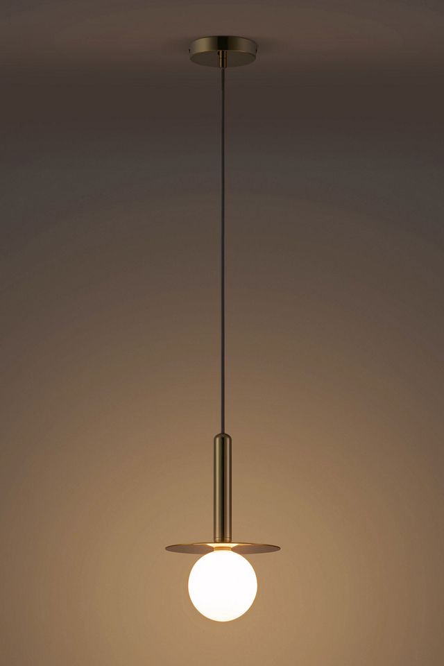 houseof Brass Disk Pendant Ceiling Light #3