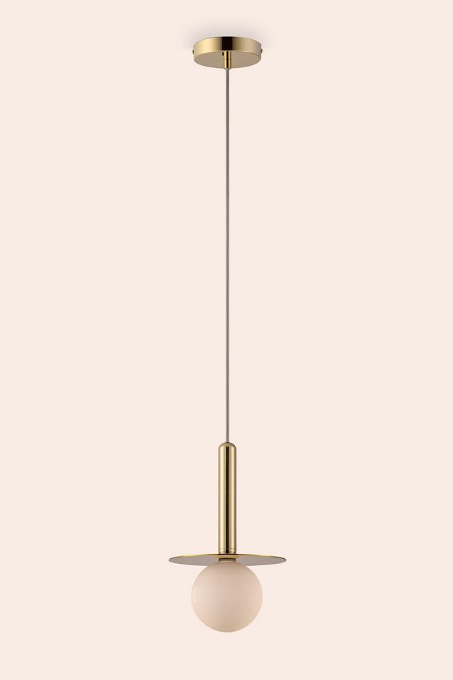 houseof Brass Disk Pendant Ceiling Light #4