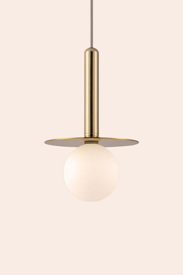 houseof Brass Disk Pendant Ceiling Light #5