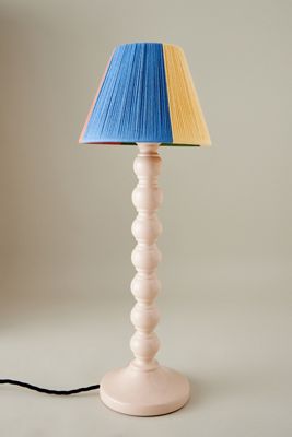 Pantalla de Lámpara Imperio Diddy de Algodón Tejido con Cordón Amoroso