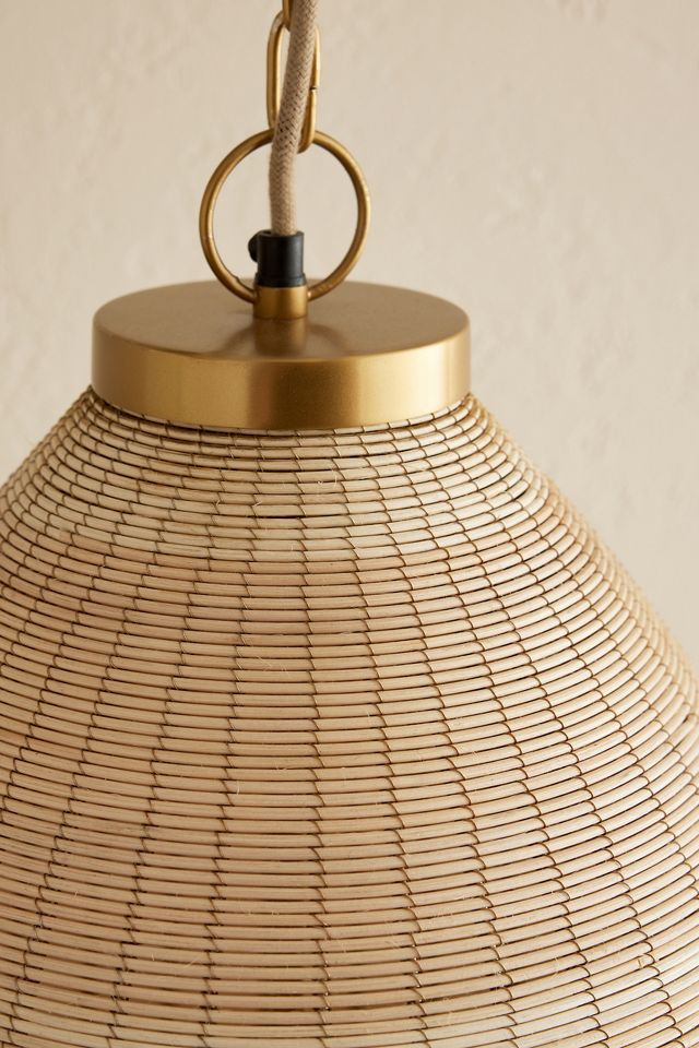 Birdie Fortescue Rattan Pendant Lamp Shade #1