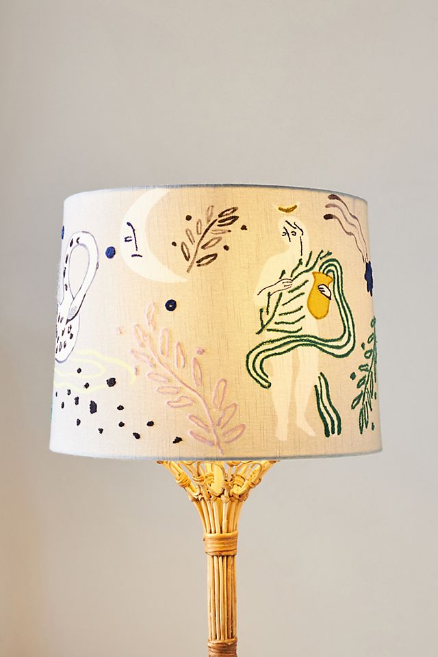 Embroidered Althea Lamp Shade