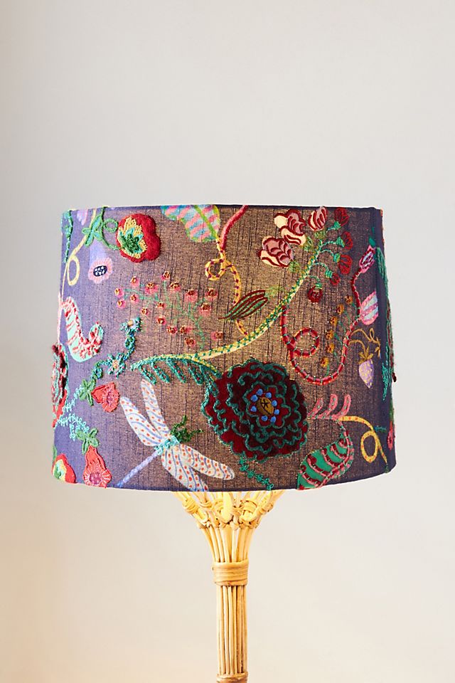 Embroidered Larson Lamp Shade