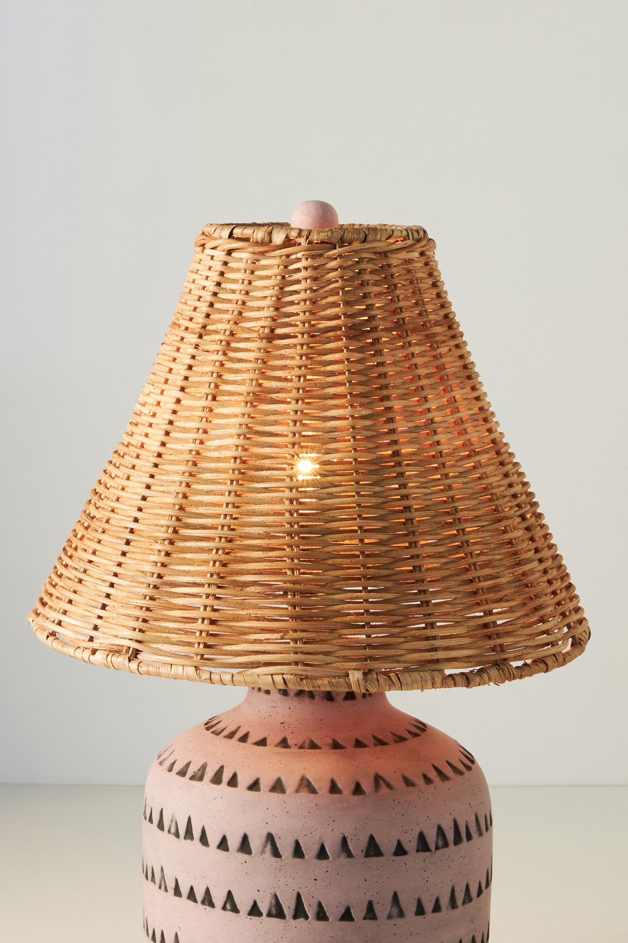 Rattan Empire Lamp Shade