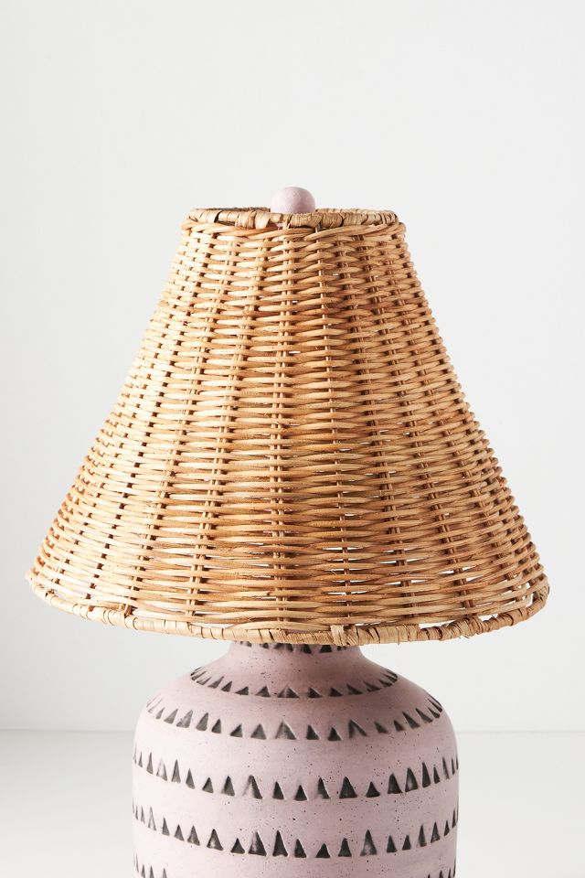 Rattan drum deals shade