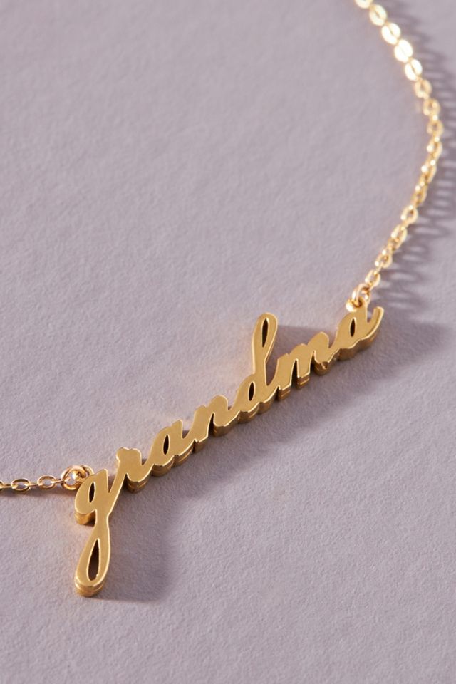 Thatch Family Monogram Necklace #1