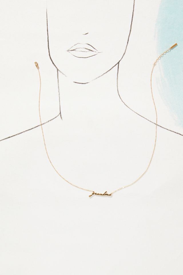 Thatch Family Monogram Necklace #3