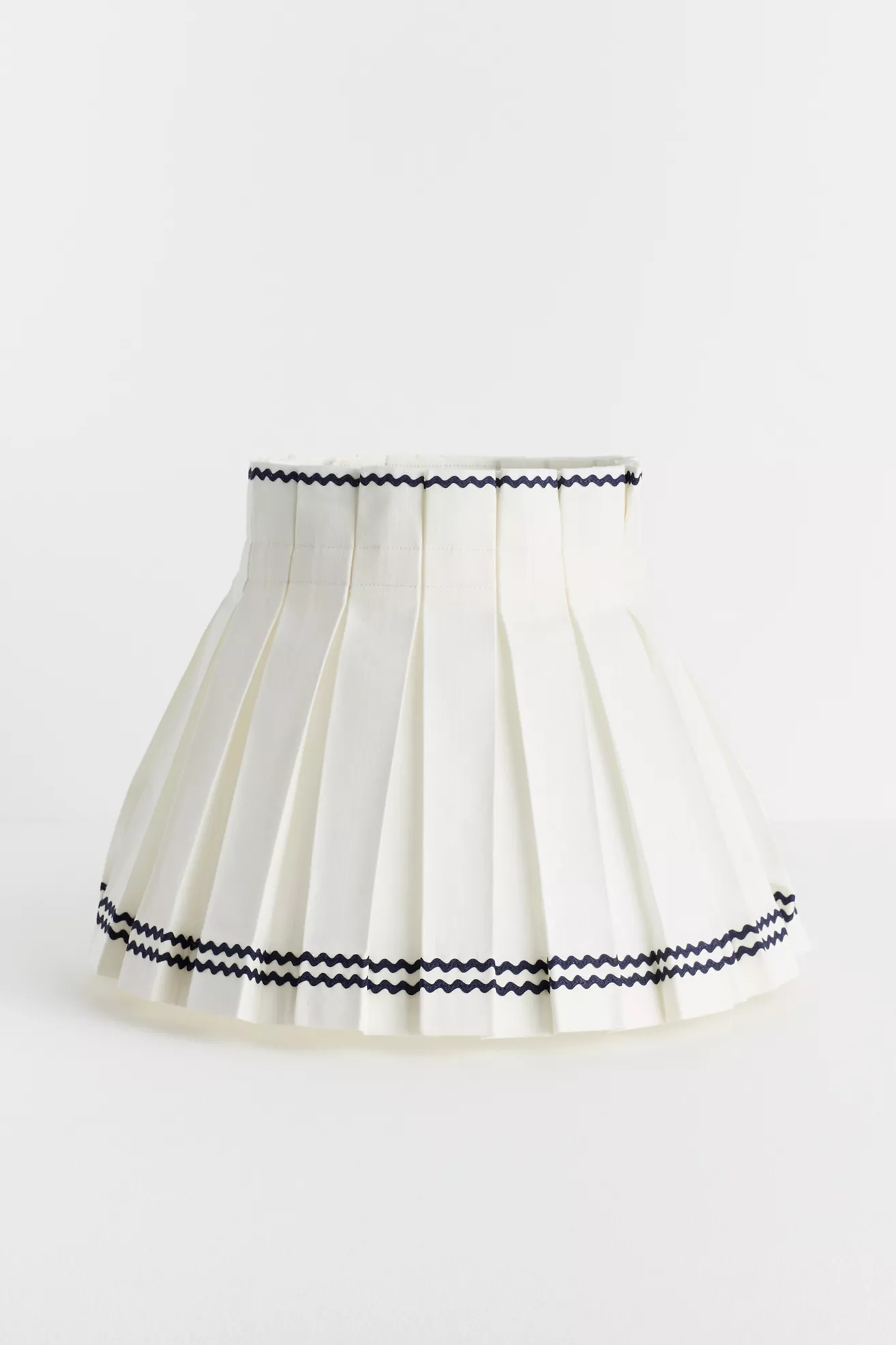 Cielle Home Box Pleat Fabric Lampshade and Slipcover