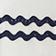 Navy/White Ricrac