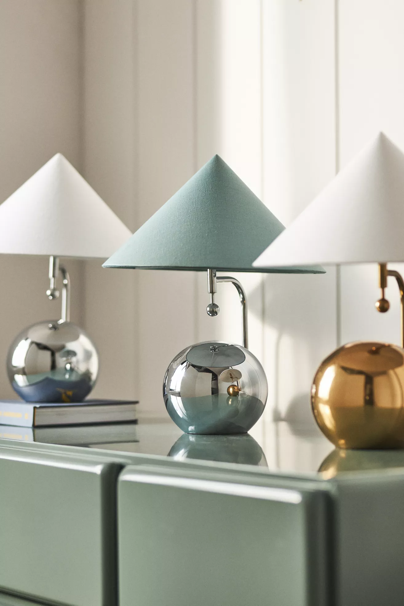 Edie Pivoting Metal Table Lamp | Modern Elegance